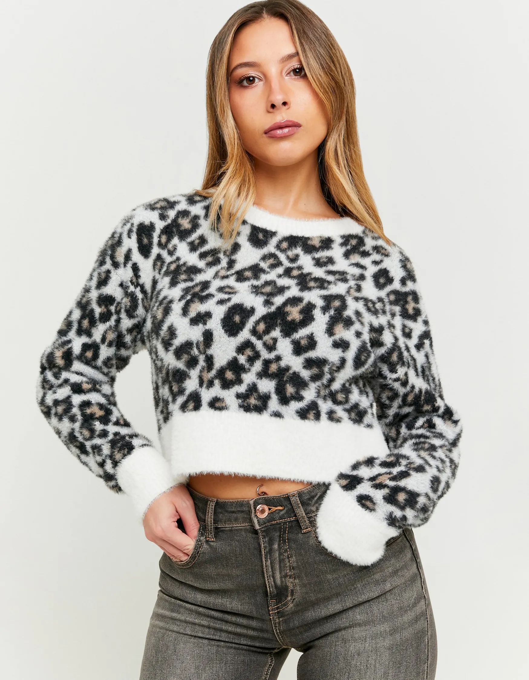 Tally Weijl Leo Print Soft Touch Pullover^ Strick