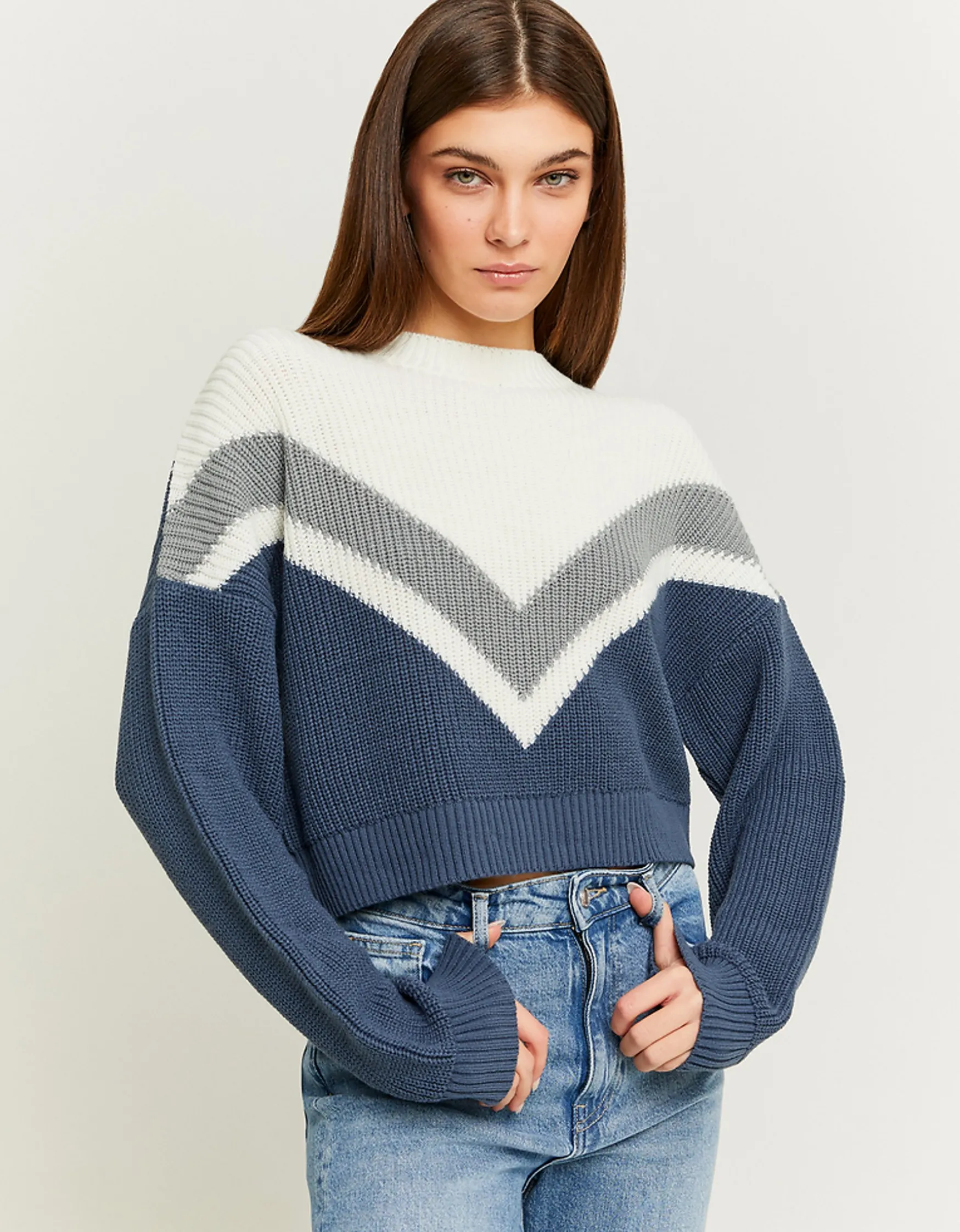 Tally Weijl Locker geschnittener gestreifter Strickpullover^ Strick