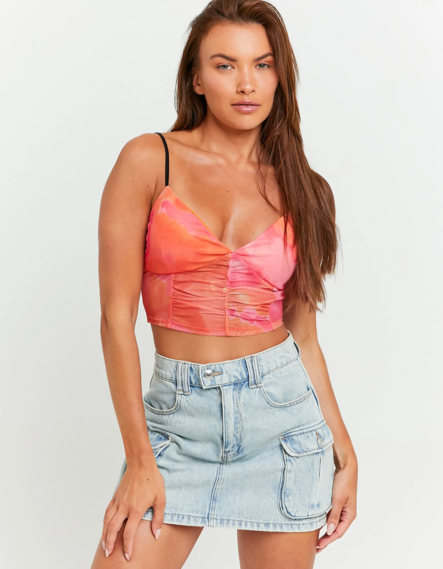 Tally Weijl Mesh Crop Top^ Tops