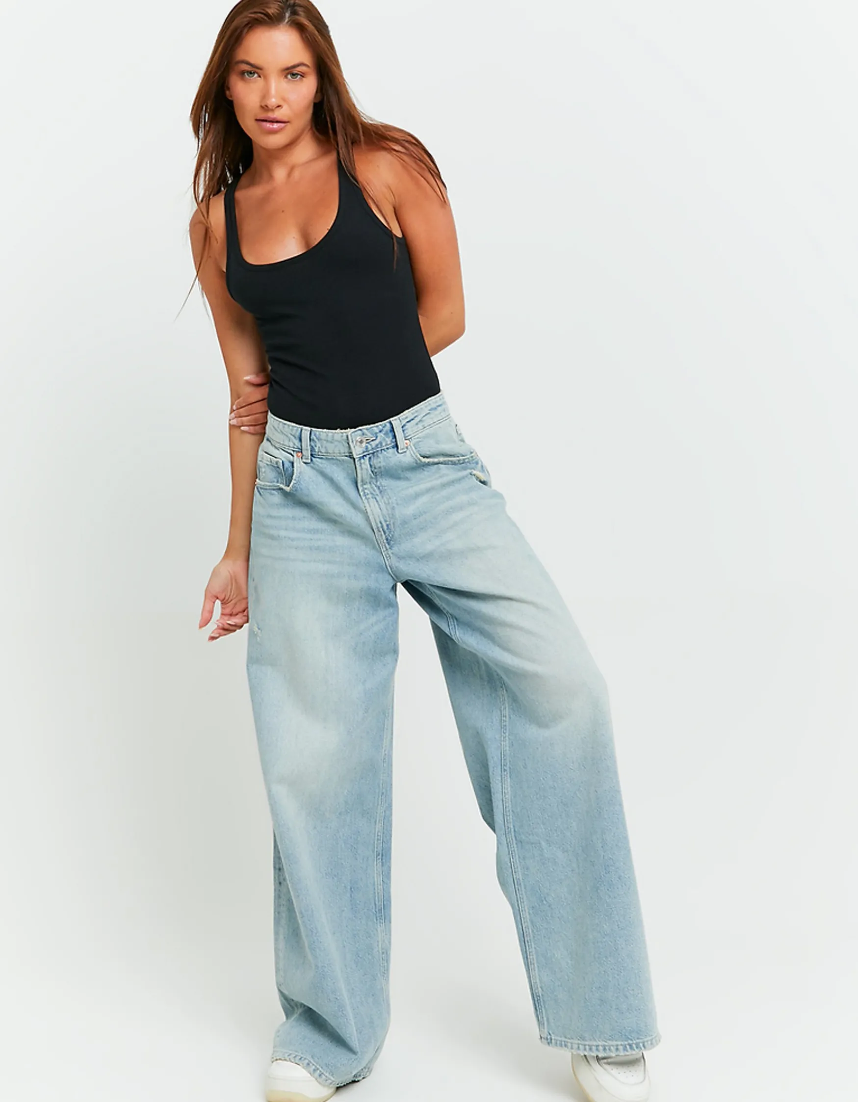 Tally Weijl Mid Waist Palazzo Jeans^ Jeans