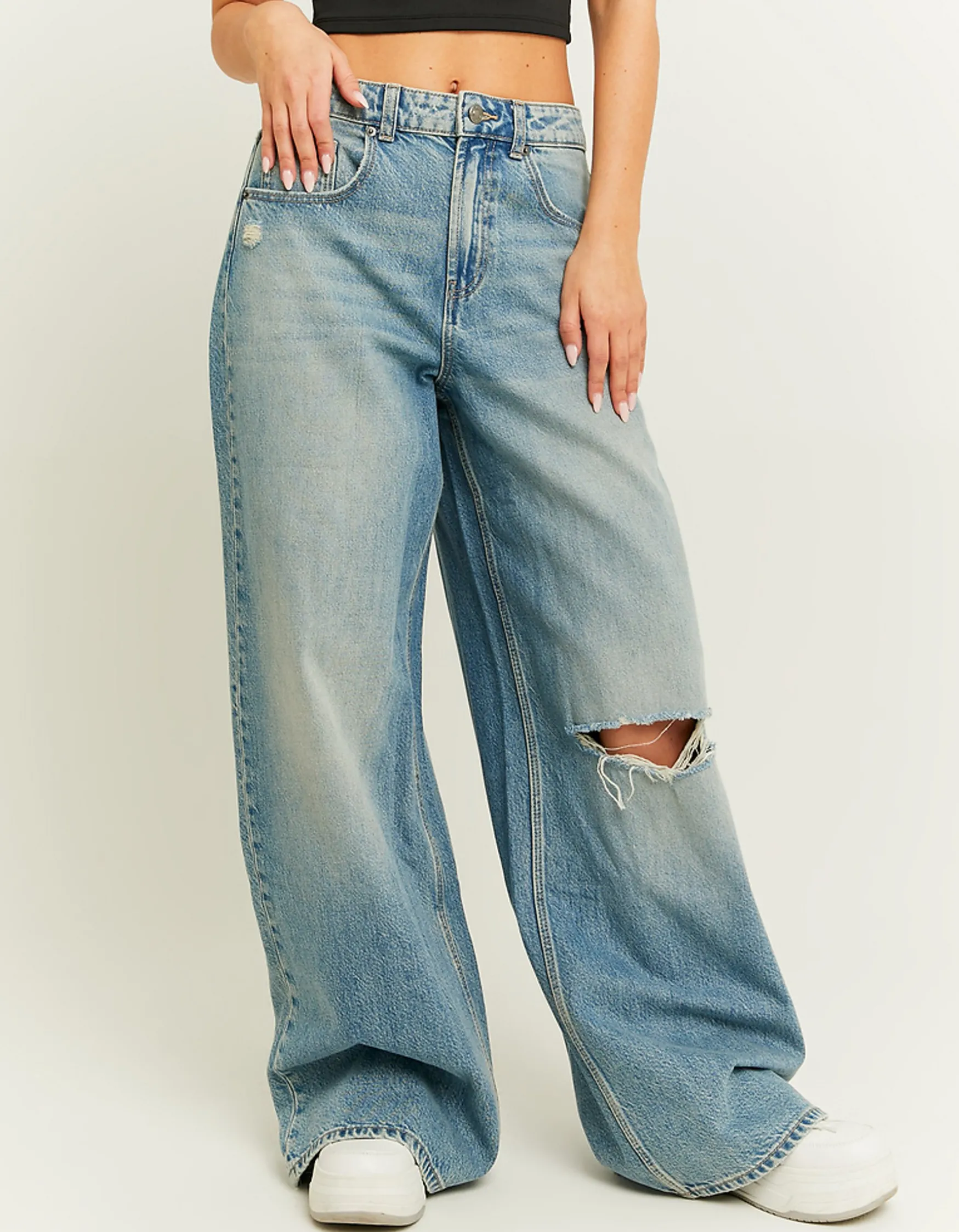 Tally Weijl Mid Waist Palazzo Jeans^ Jeans