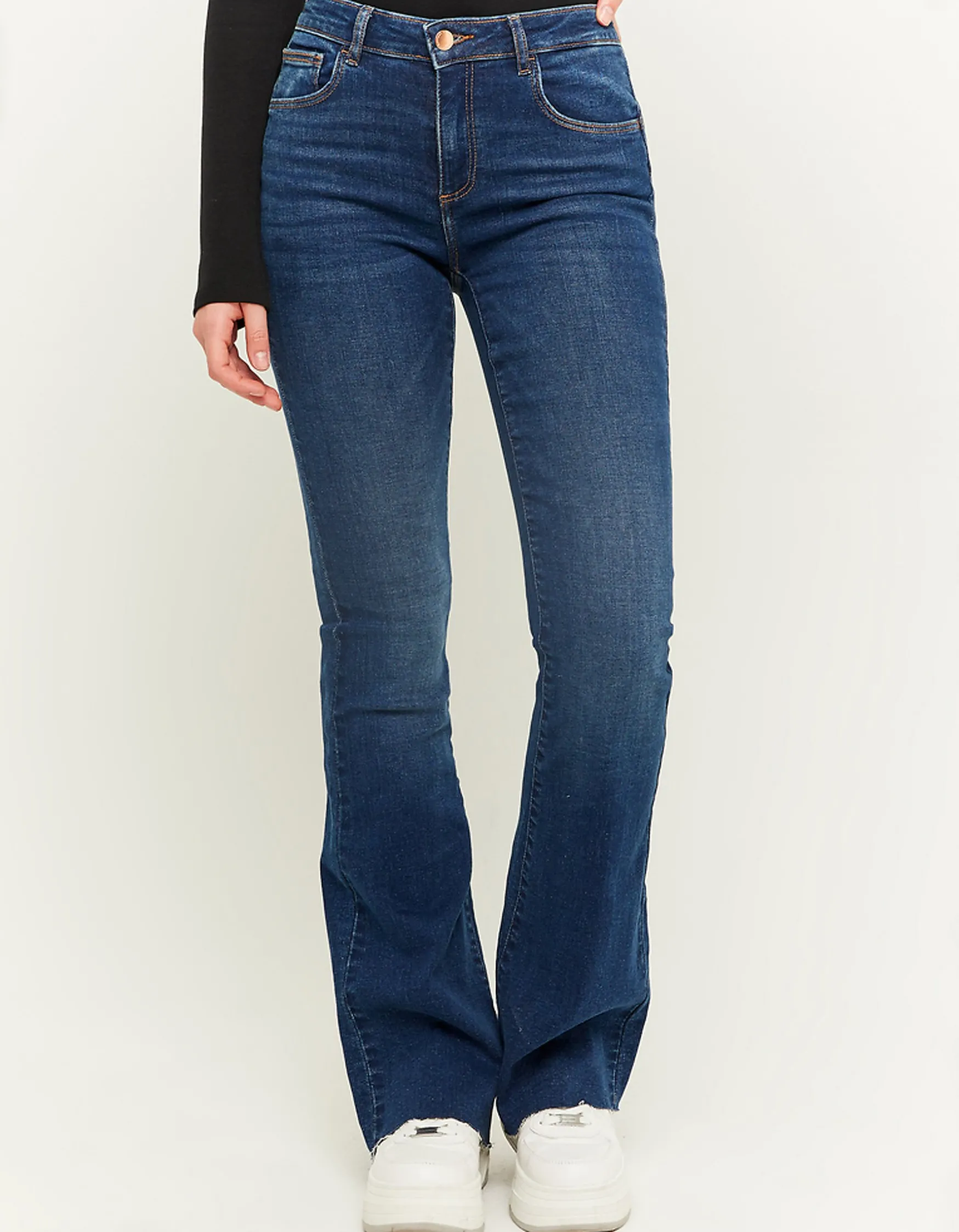 Tally Weijl Mid Waist Push Up Flare Jeans^ Jeans