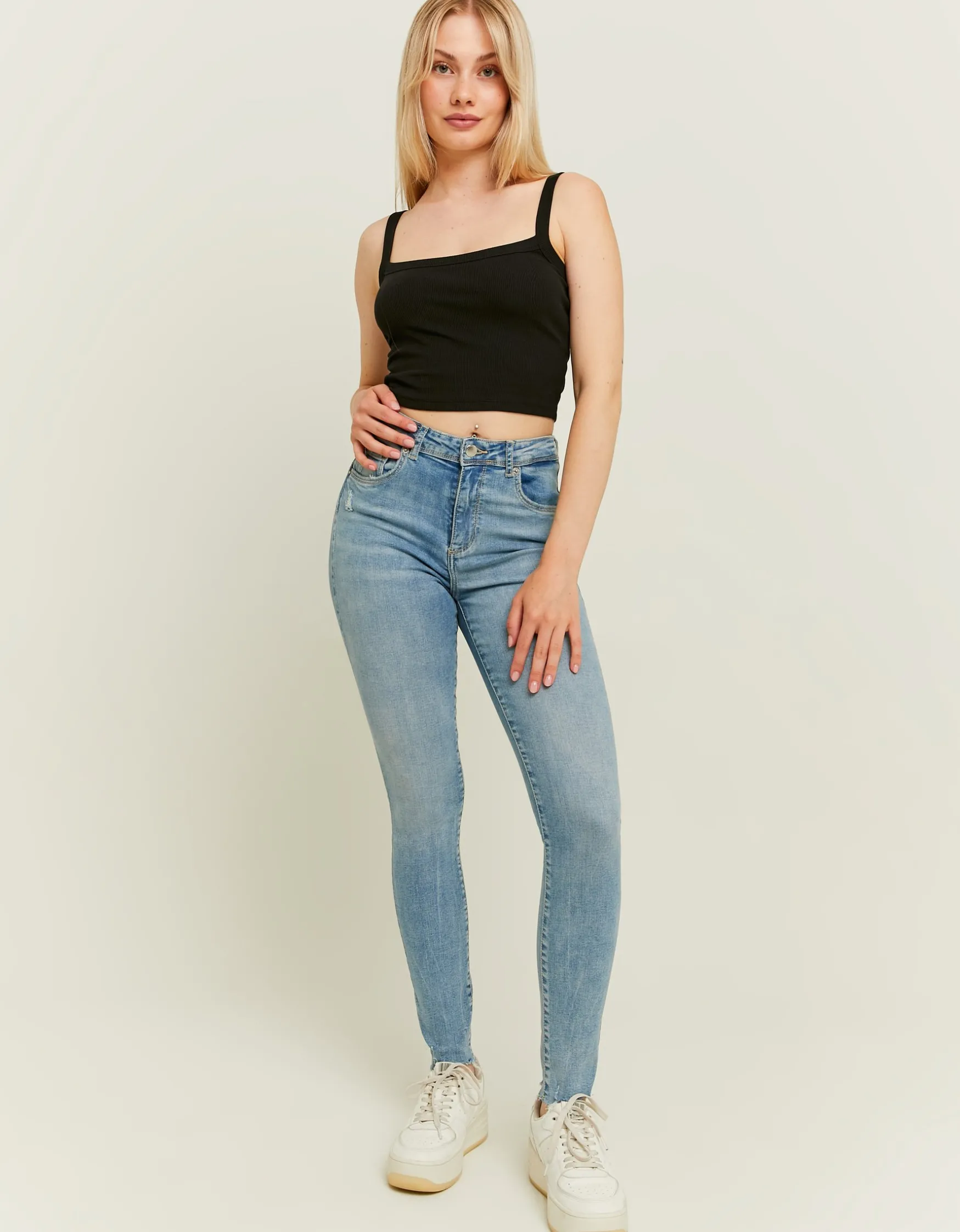 Tally Weijl Mid Waist Skinny Push Up Jeans^ Jeans