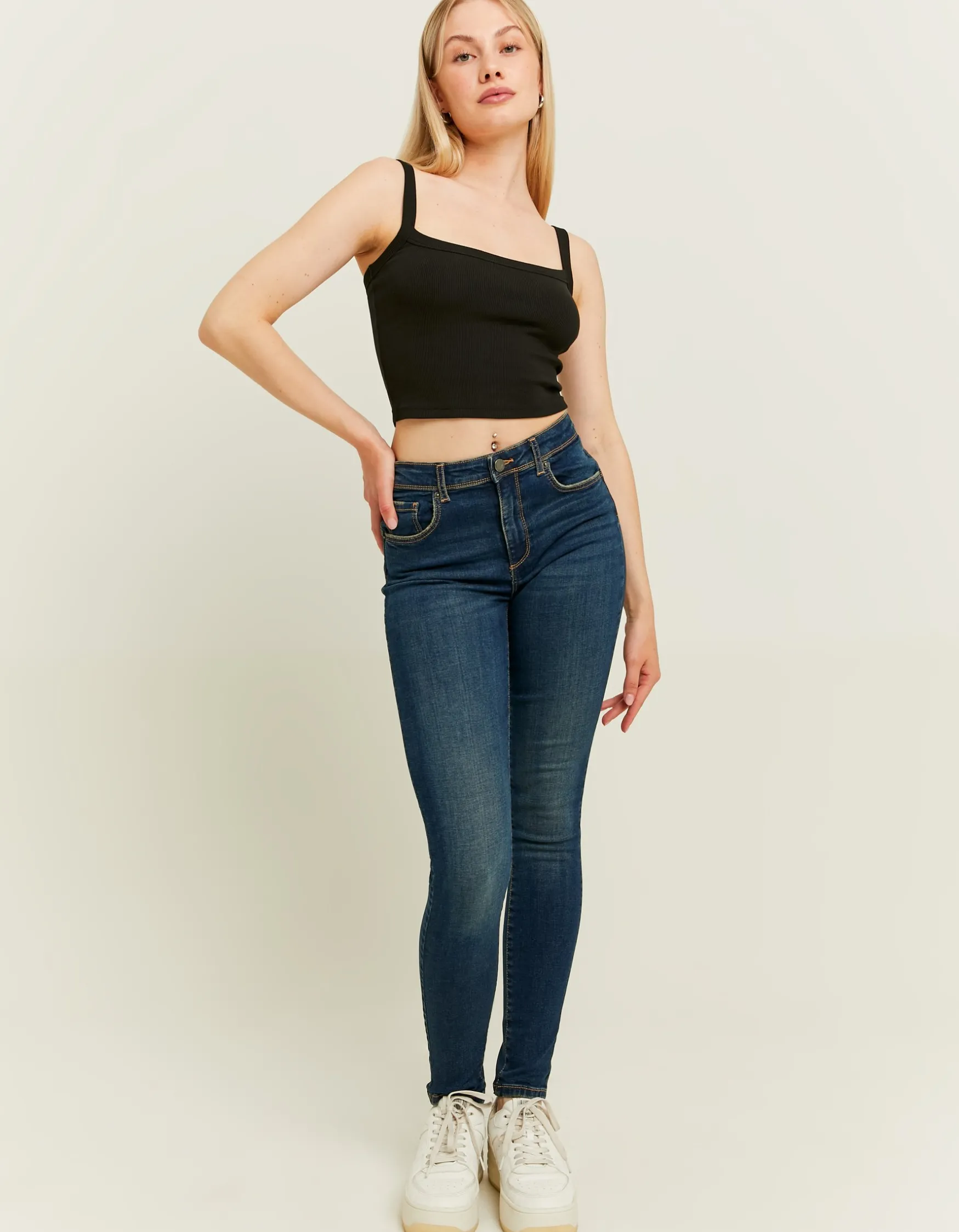 Tally Weijl Mid Waist Skinny Push Up Jeans^ Jeans