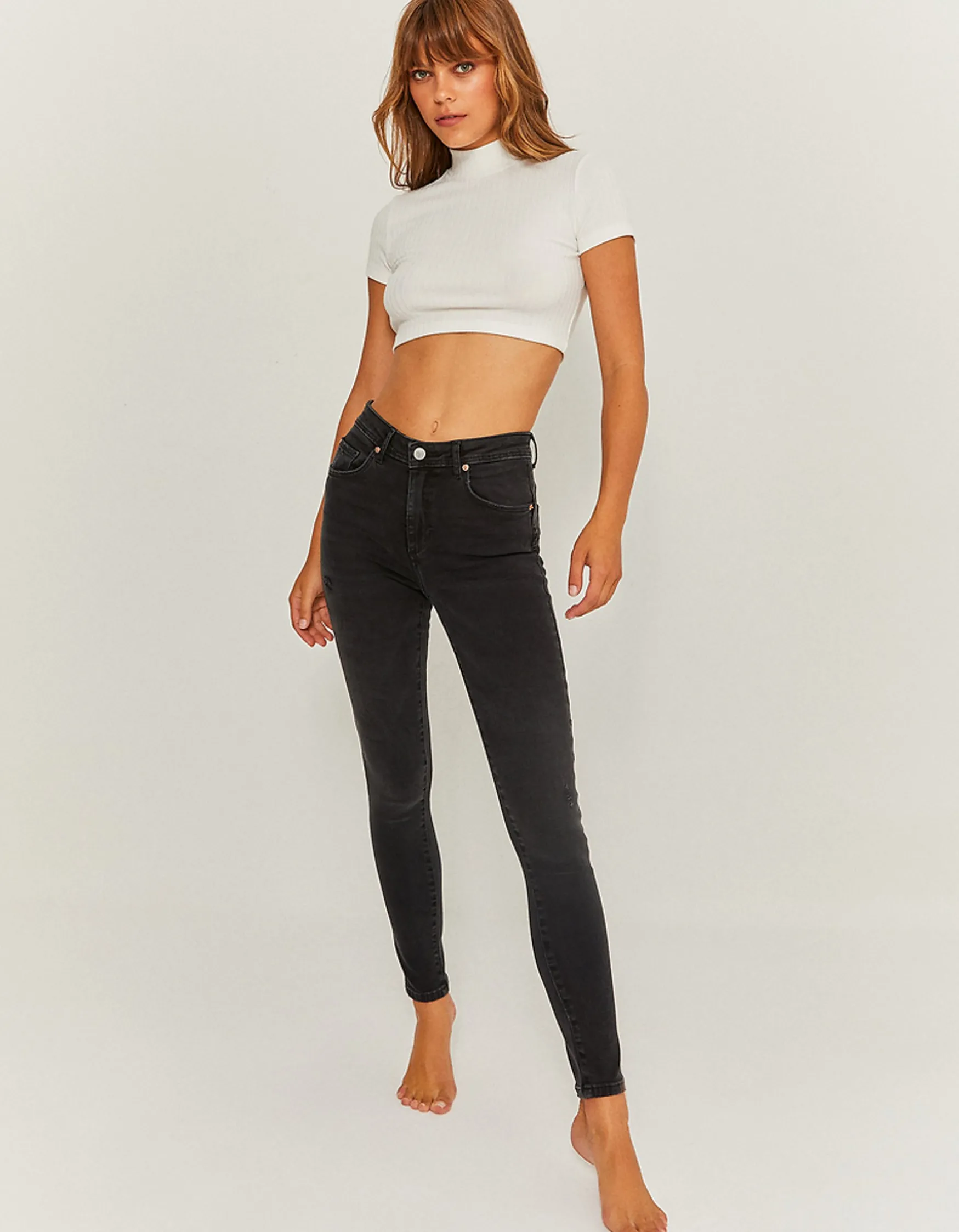 Tally Weijl Mid Waist Skinny Push Up Jeans^ Jeans