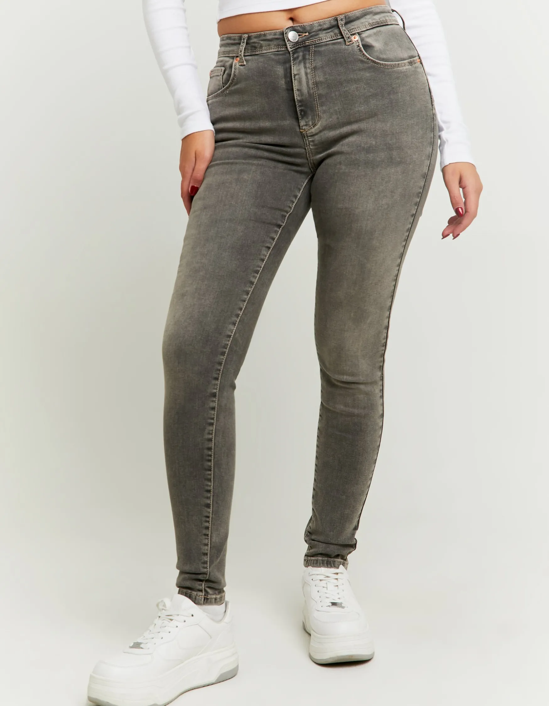 Tally Weijl Mid Waist Skinny Push Up Jeans^ Jeans