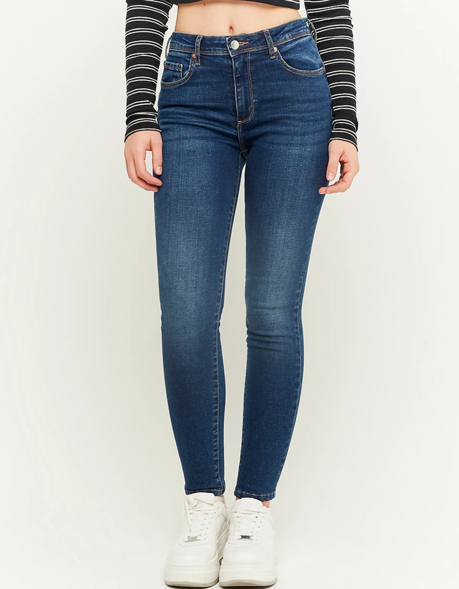 Tally Weijl Mid Waist Skinny Push Up Jeans^ Jeans