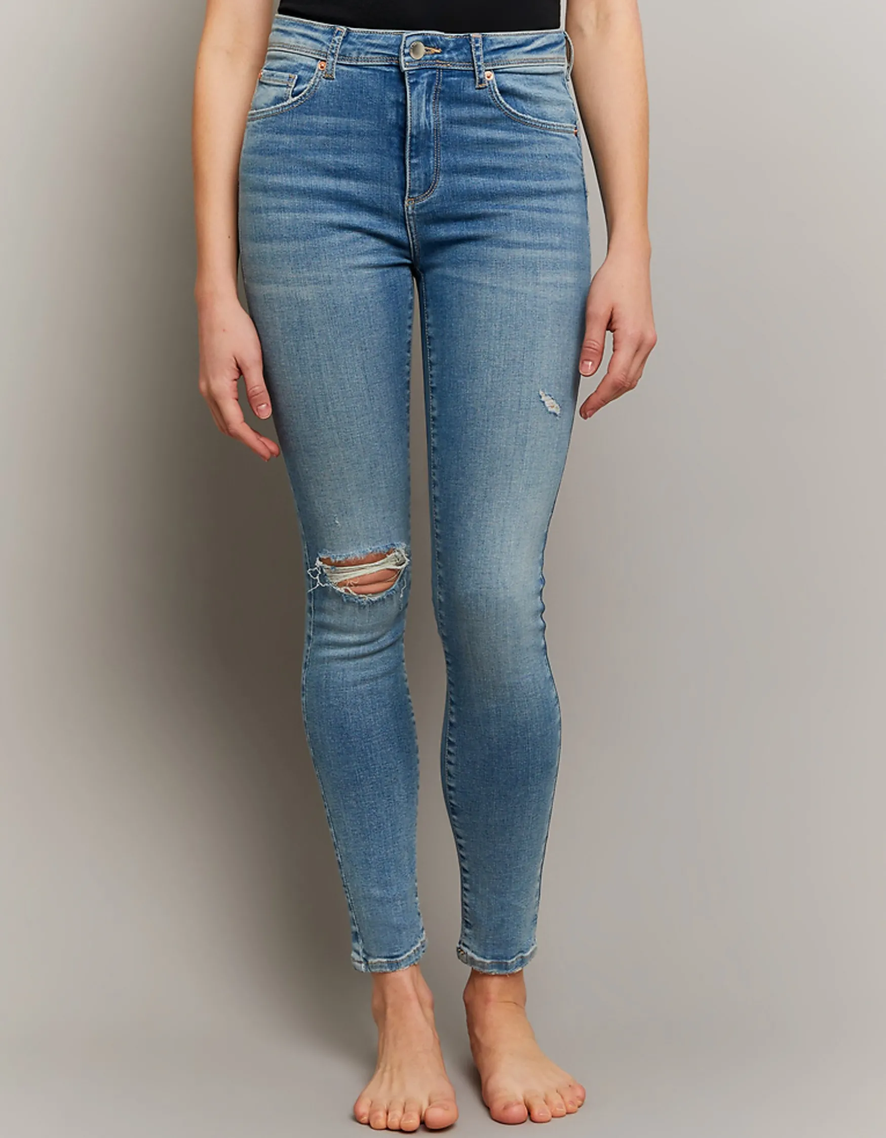 Tally Weijl Mid Waist Skinny Push Up Jeans^ Jeans