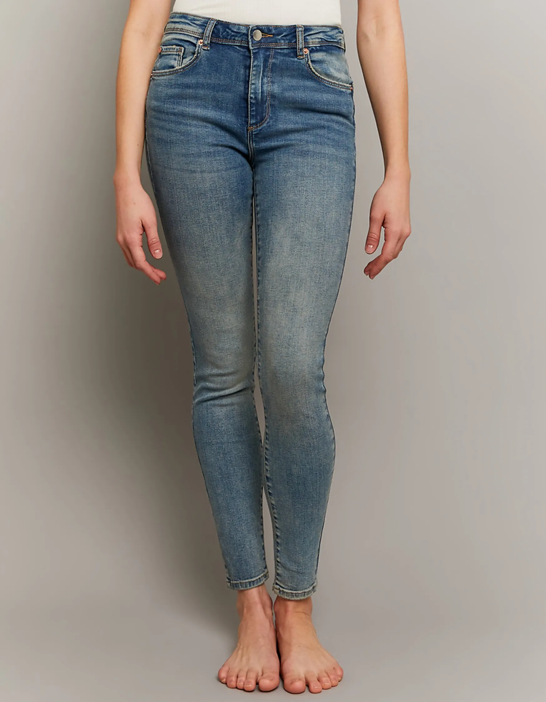 Tally Weijl Mid Waist Skinny Push Up Jeans^ Jeans