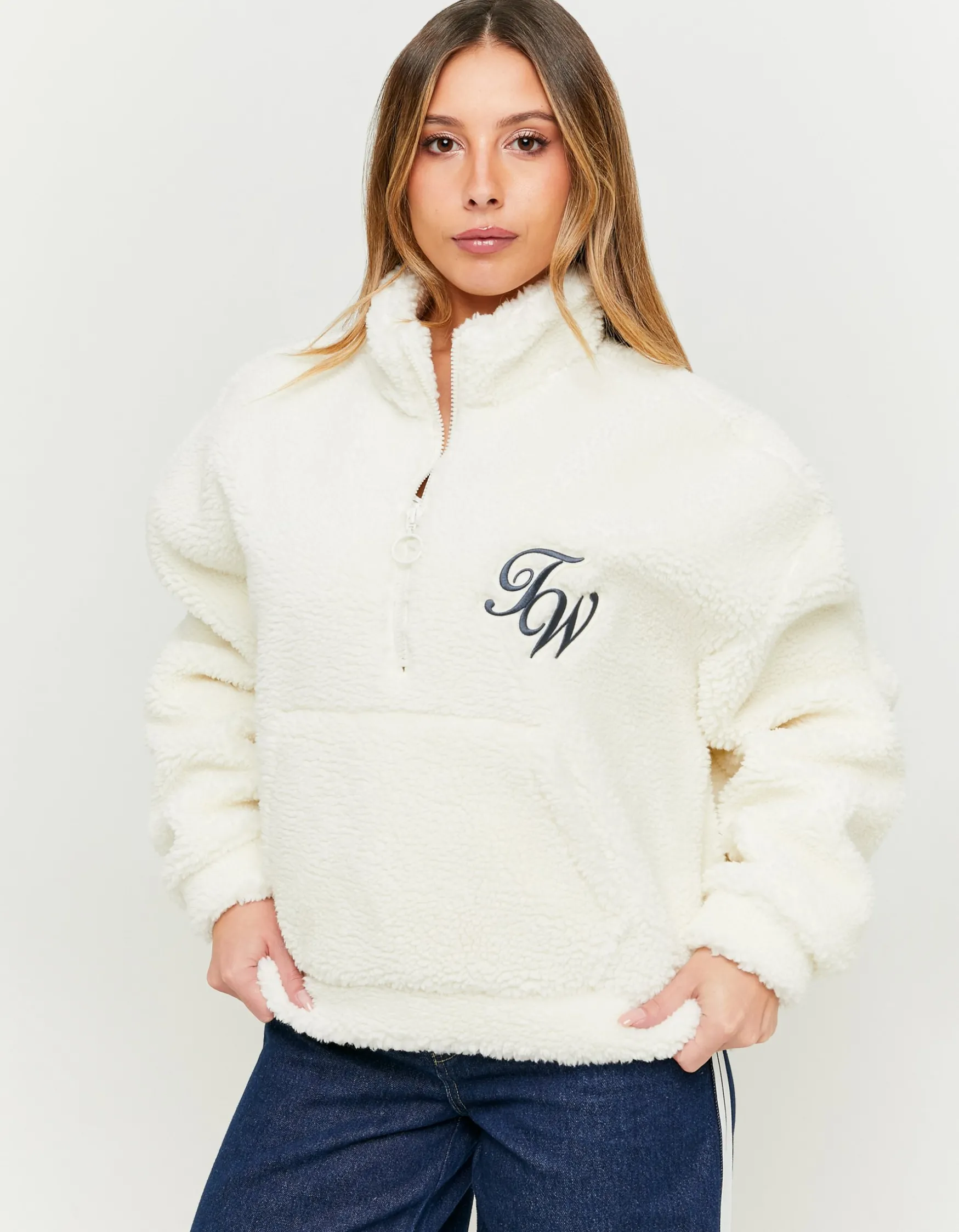 Tally Weijl Oversized Sherpa Sweatshirt^ Sweatshirts & Hoodies