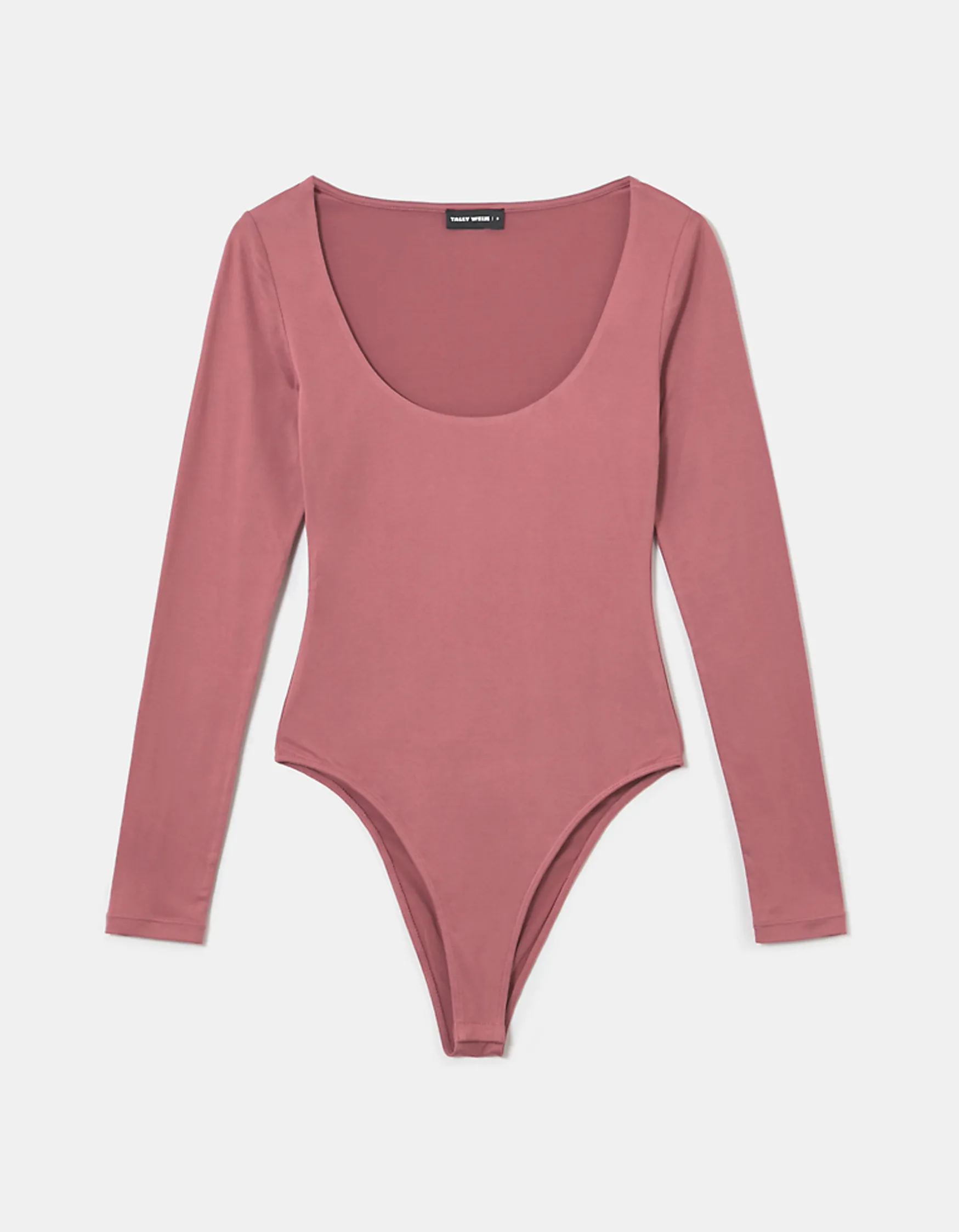 Tally Weijl Pinker Langärmliger Bodysuit^ Bodies