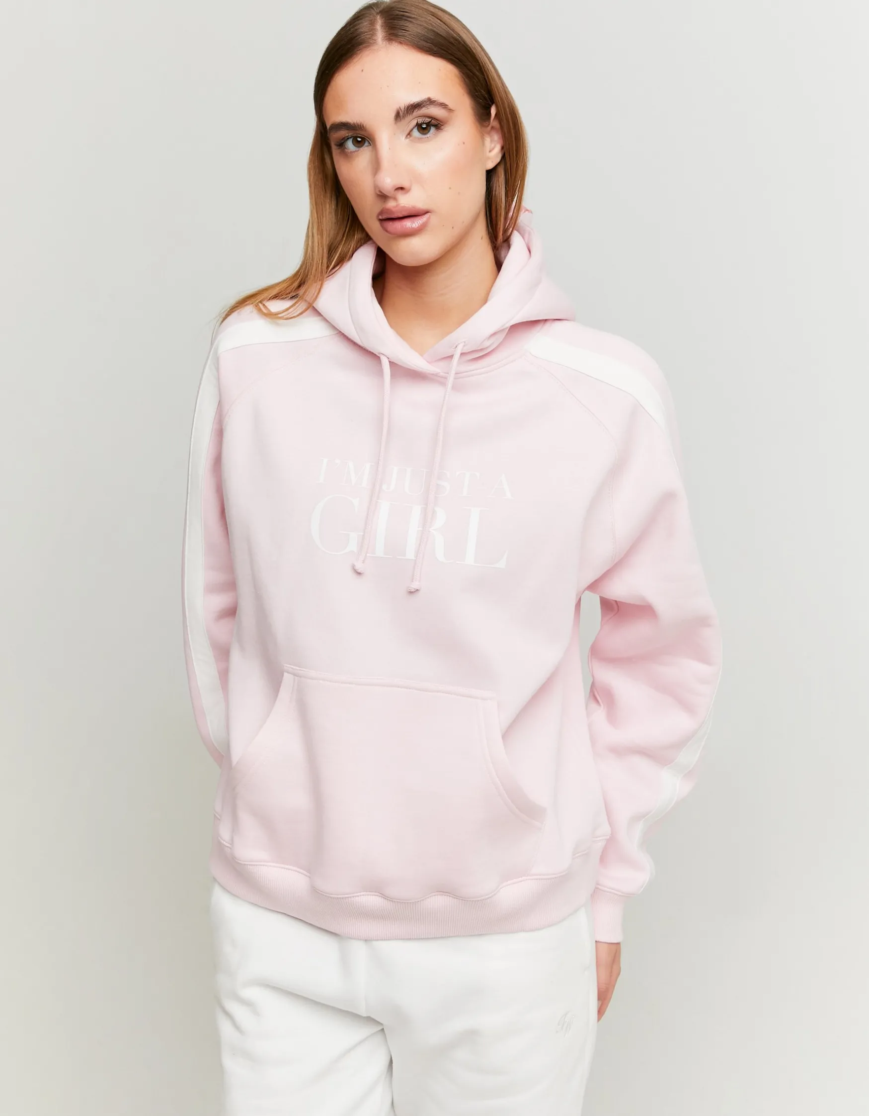 Tally Weijl Pinker Oversize Print Hoodie^ Sweatshirts & Hoodies