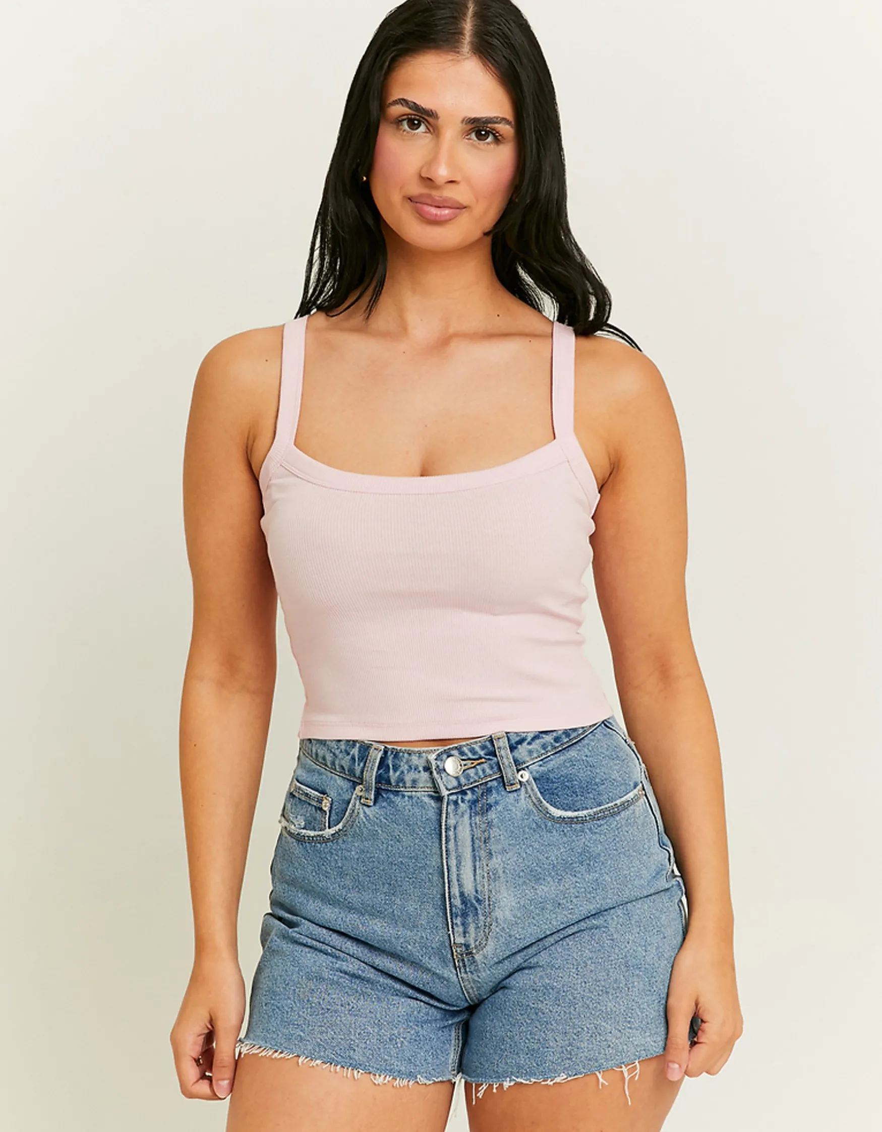 Tally Weijl Pinkes Basic Tank Top^ Basic T-Shirts