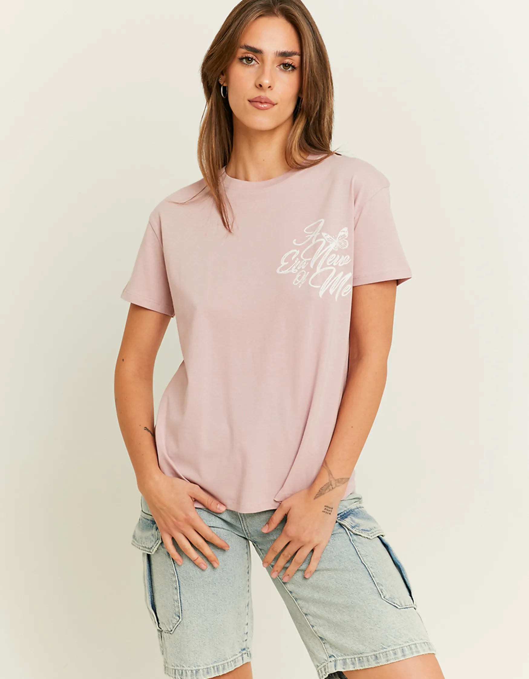 Tally Weijl Pinkes bedrucktes T-Shirt^ T-Shirts Mit Print