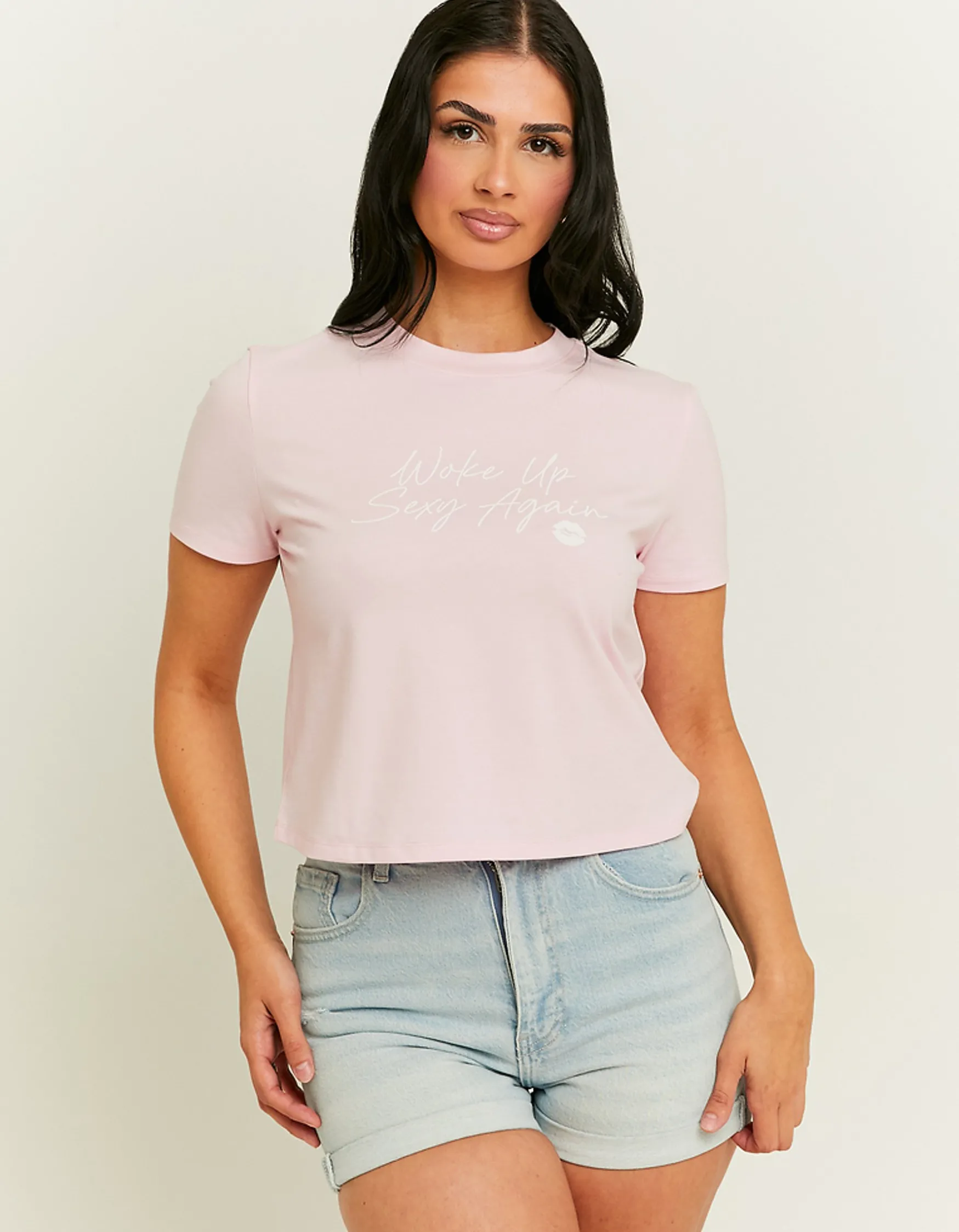 Tally Weijl Printed Pink T-shirt^ T-Shirts Mit Print