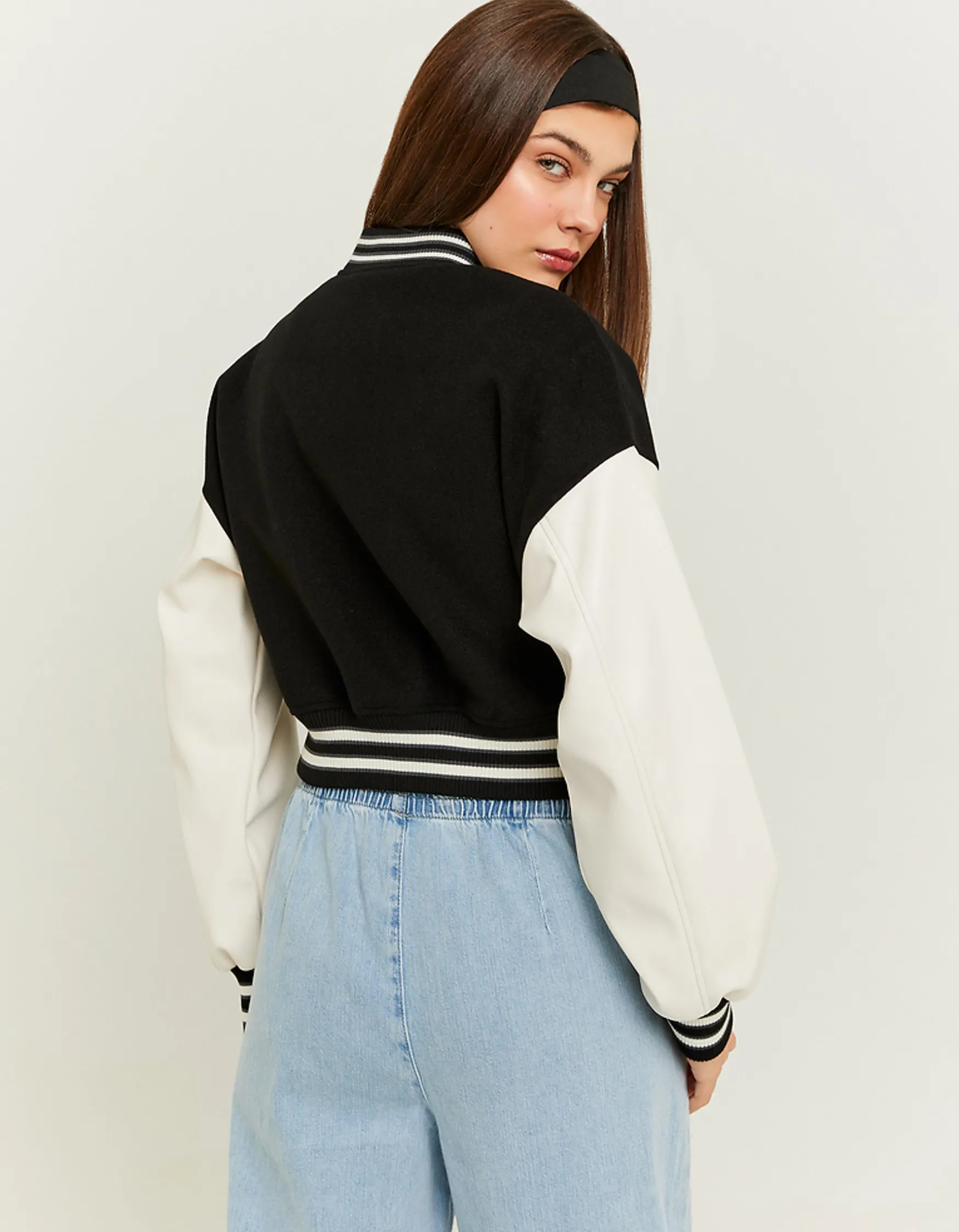 Tally Weijl e Cropped Varsity Jacke^ Jacken