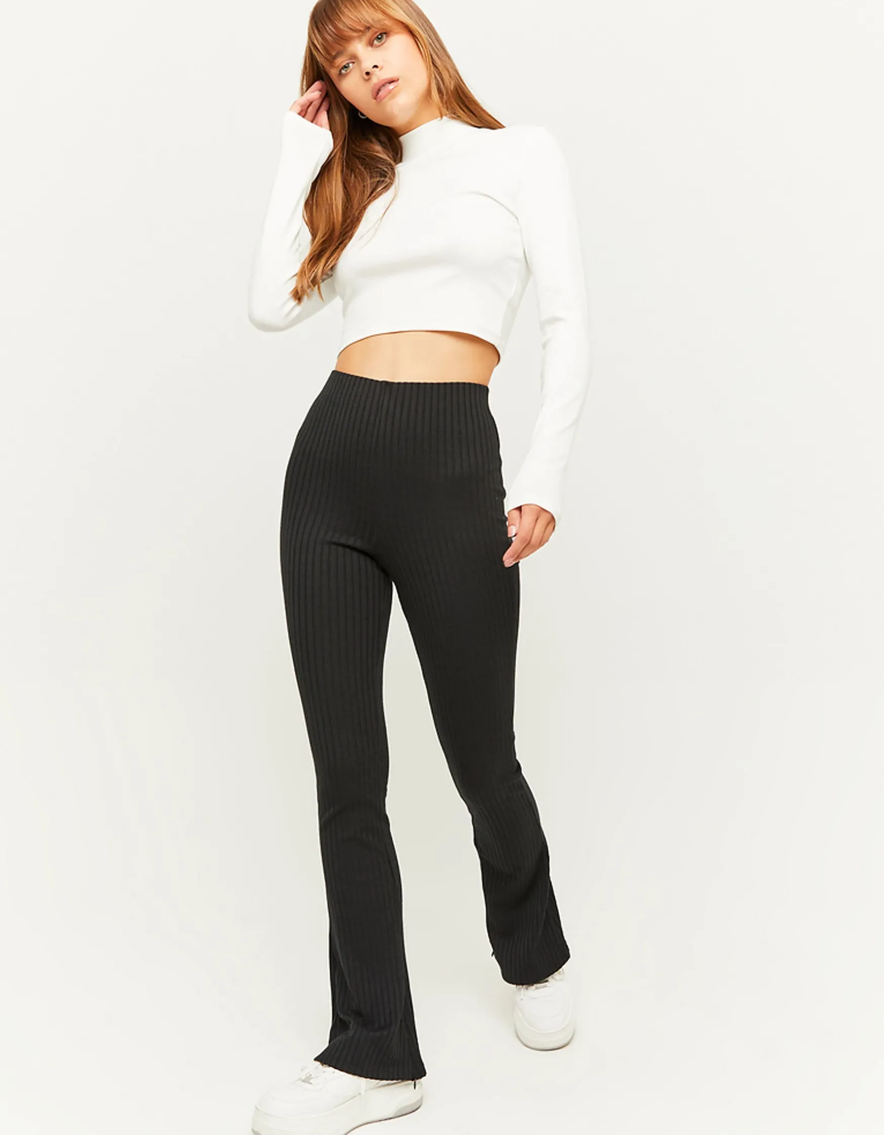 Tally Weijl e gerippte Mini-Flare-Leggings^ Hosen | Leggings