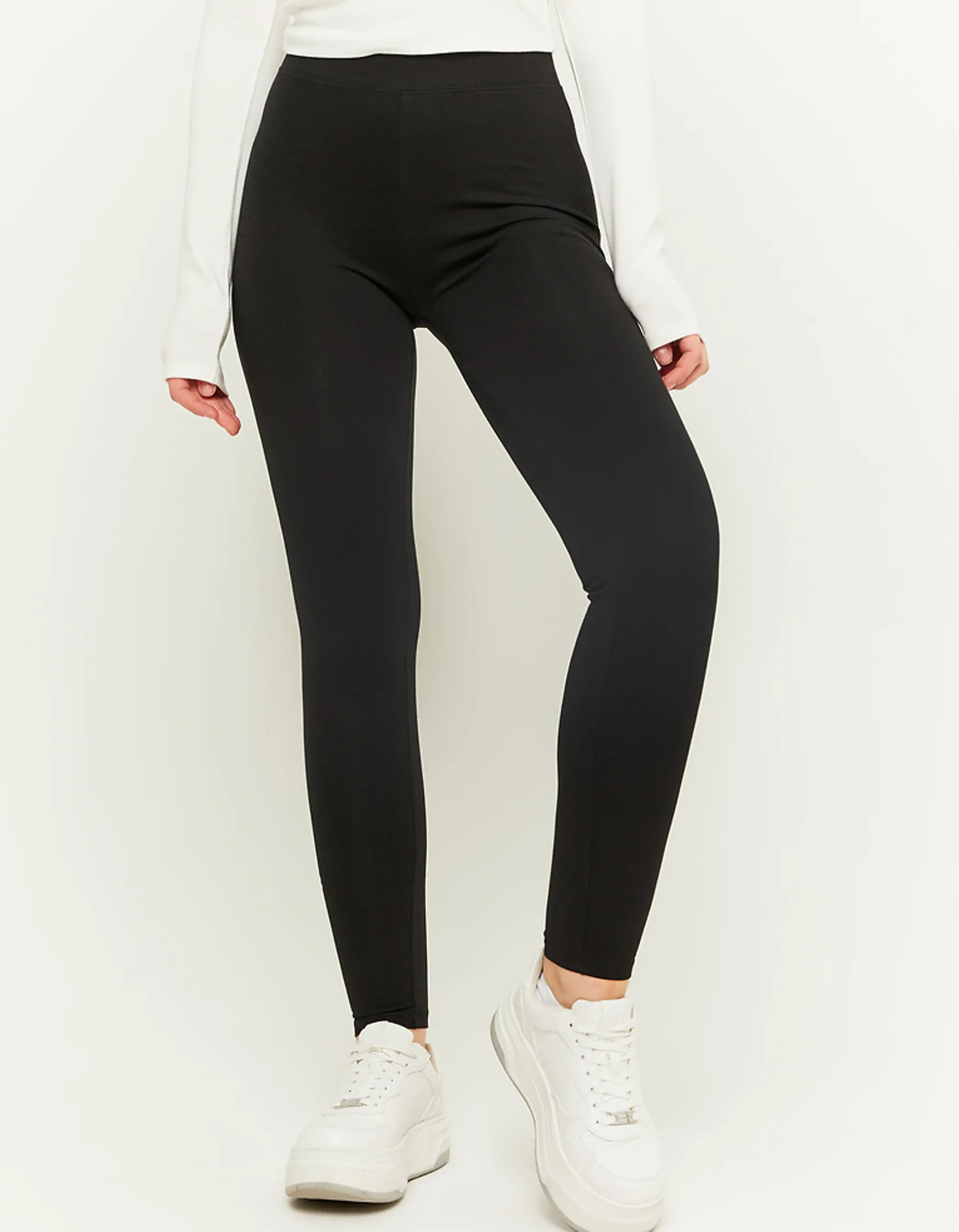 Tally Weijl Schwarze High Waist Basic Leggings^ Leggings