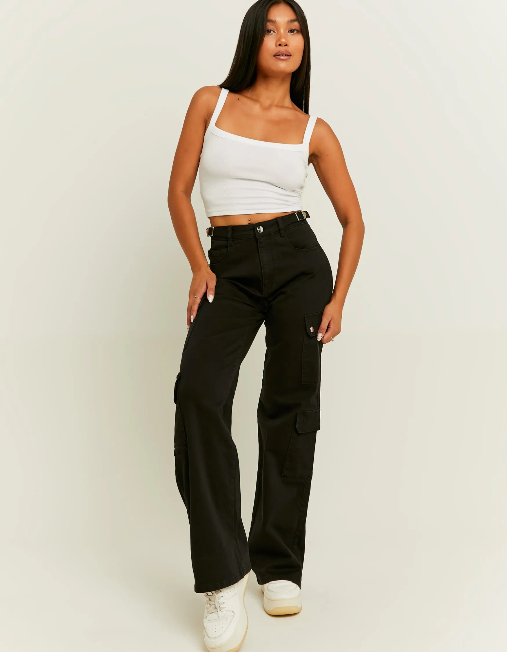 Tally Weijl e Hight Waist Wide Leg Hose^ Hosen