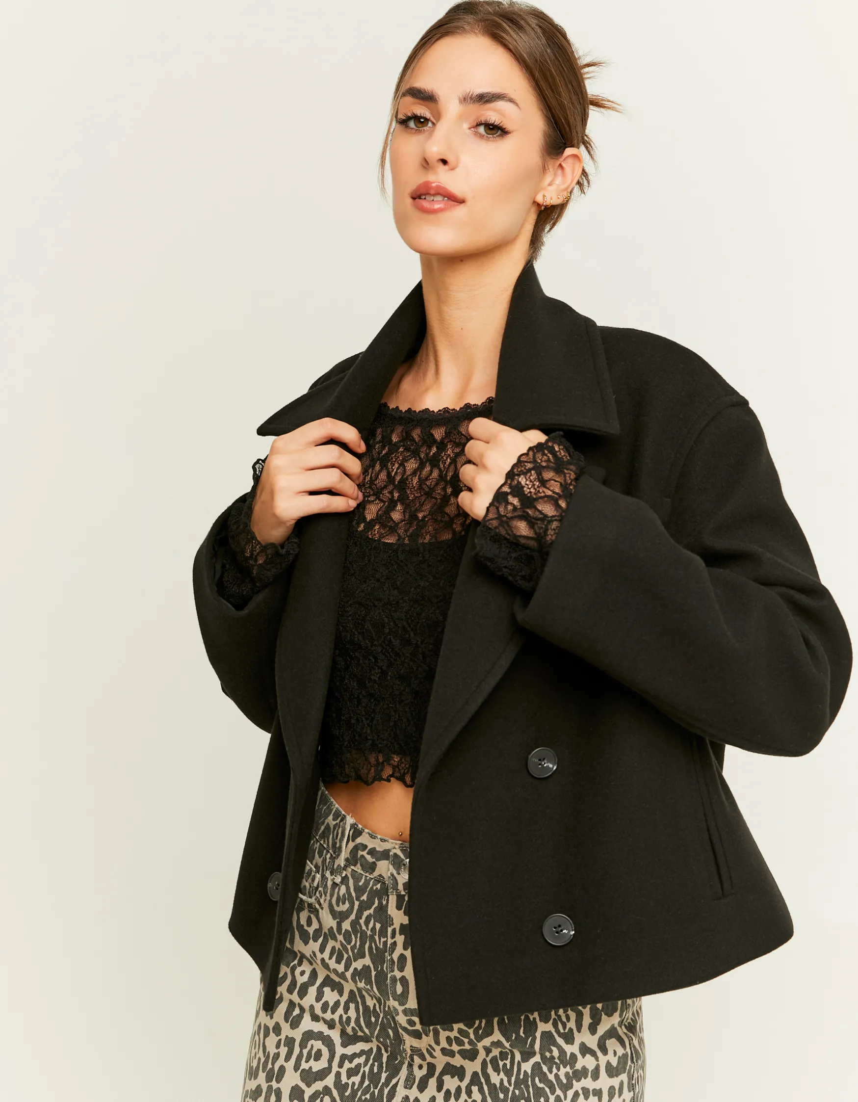 Tally Weijl er Cropped Mantel aus Faux-Wolle^ Jacken