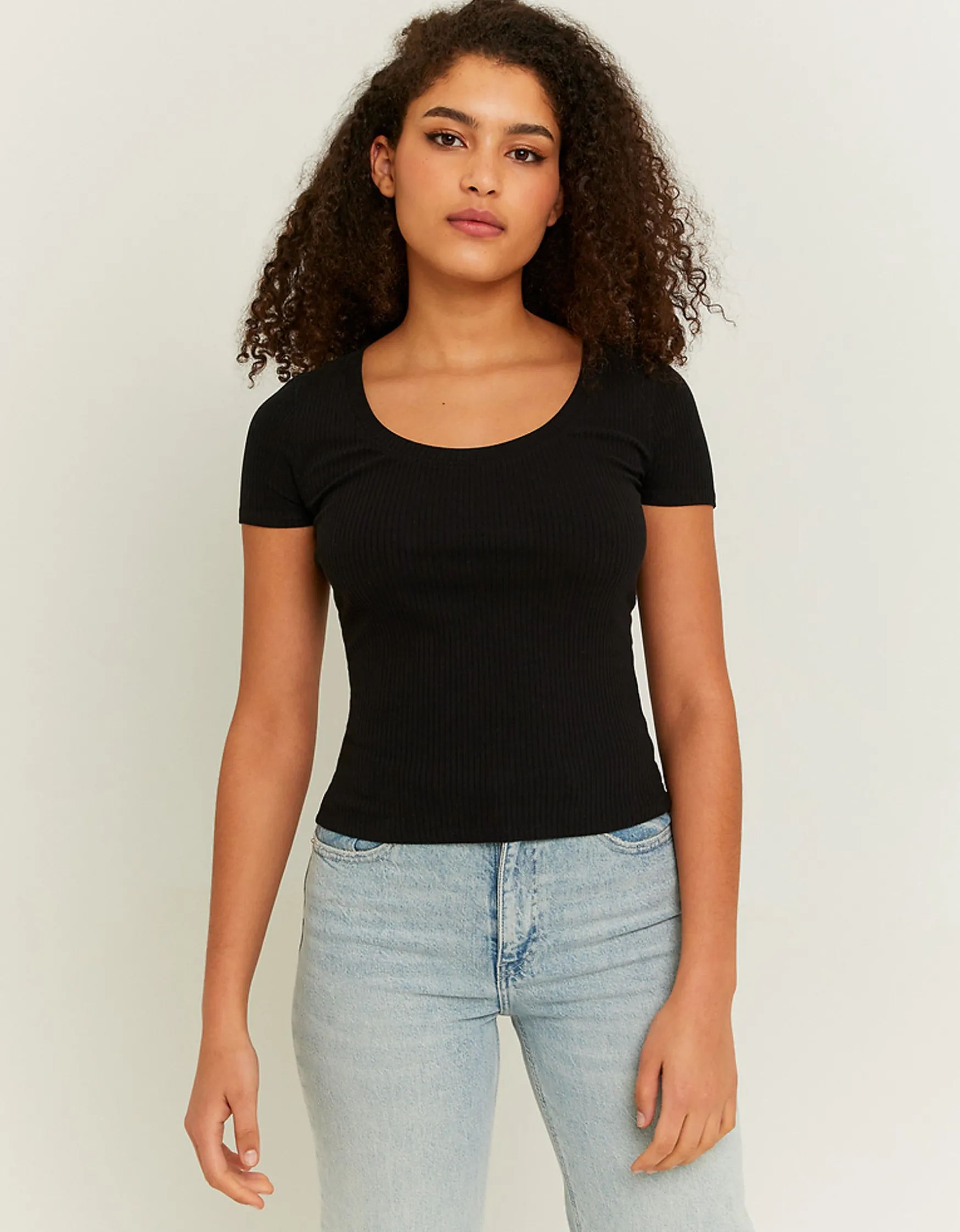 Tally Weijl es Basic Regular Fit T-Shirt^ Basic T-Shirts