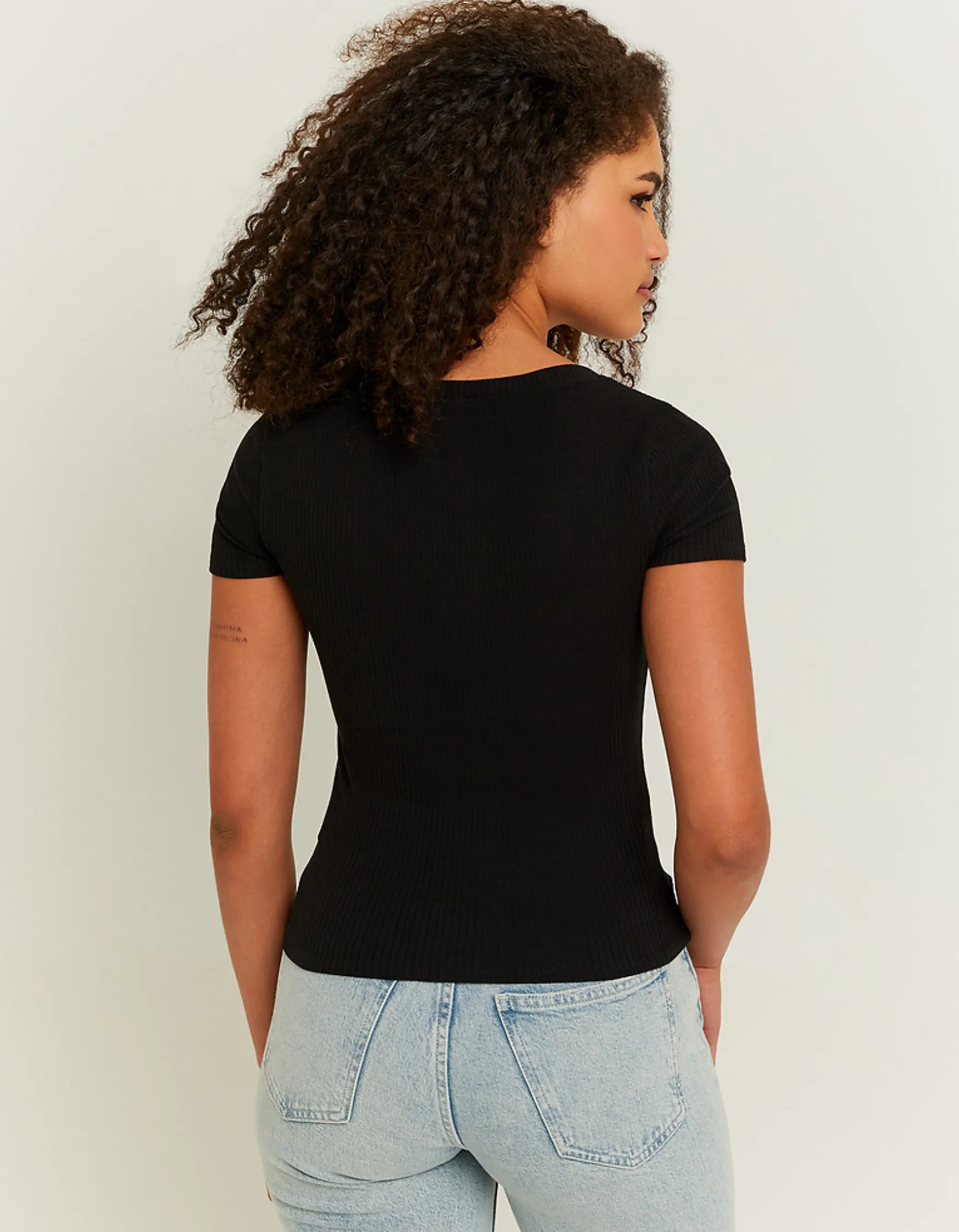 Tally Weijl es Basic Regular Fit T-Shirt^ Basic T-Shirts