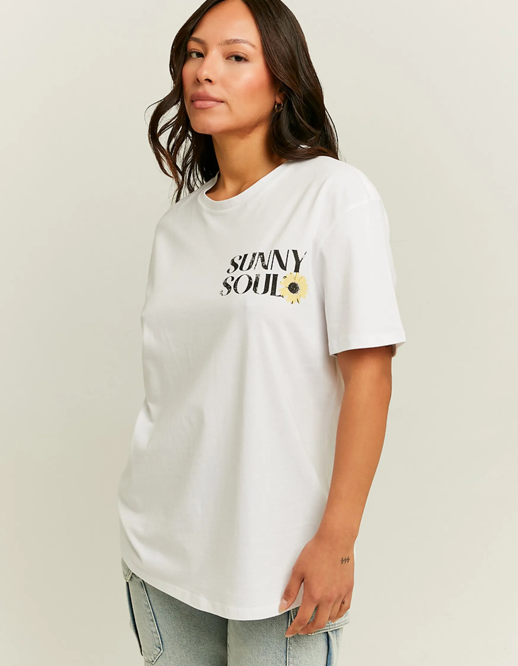 Tally Weijl Schwarzes Oversized Bedrucktes T-Shirt^ T-Shirts Mit Print