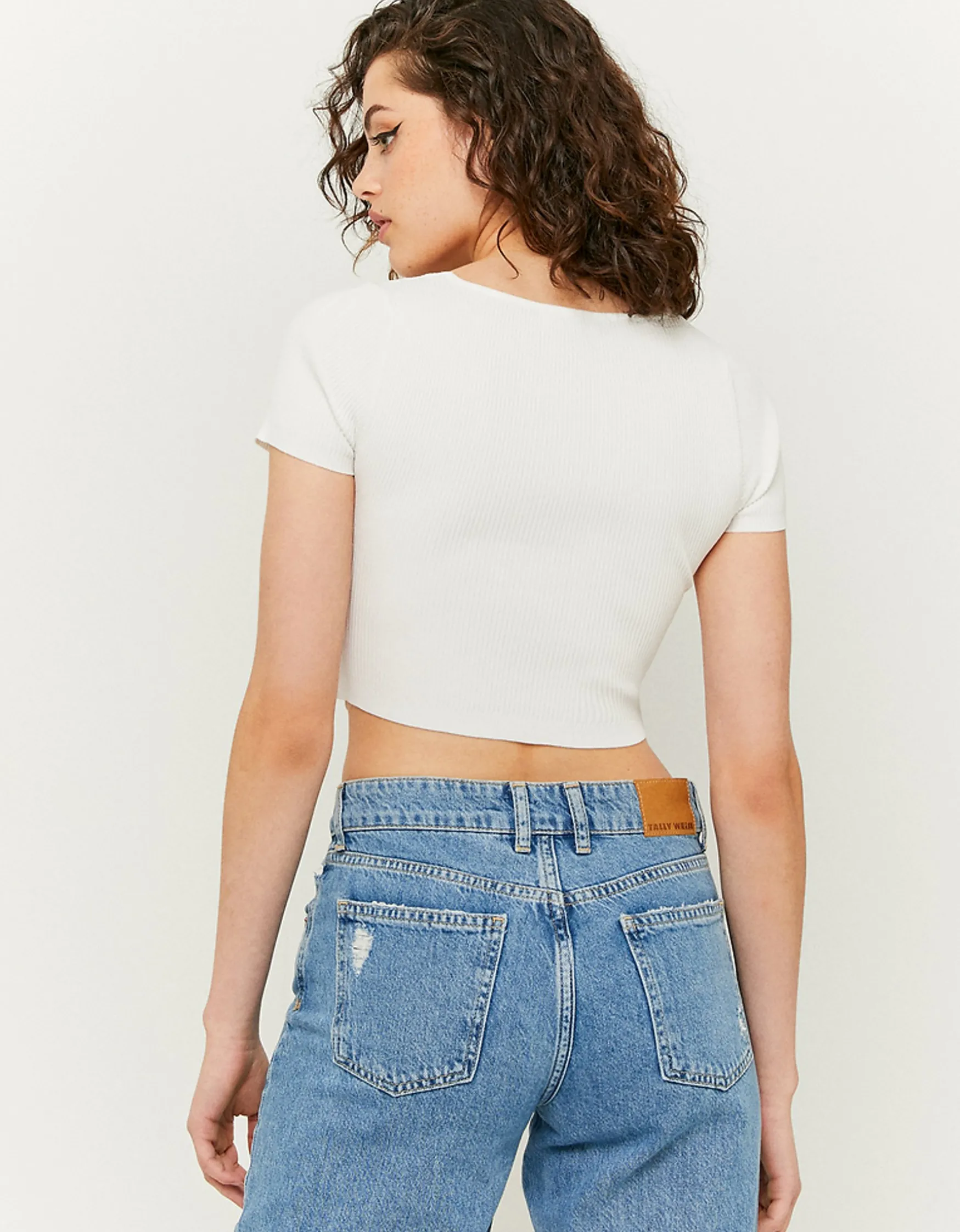 Tally Weijl es Crop Top aus Strick^ Tops