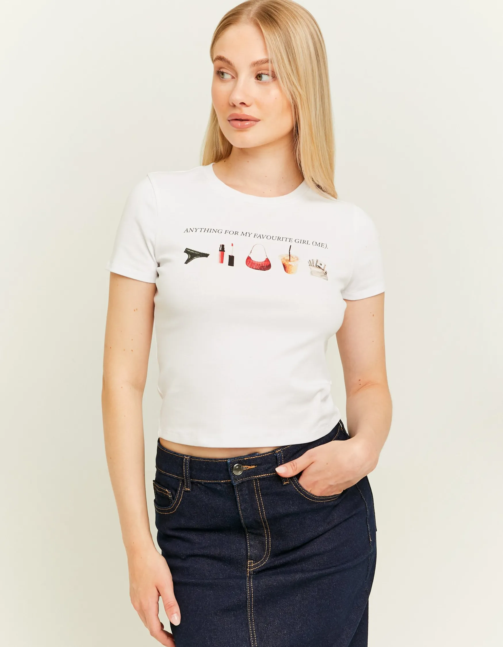 Tally Weijl es kurzes bedrucktes T-Shirt^ T-Shirts Mit Print