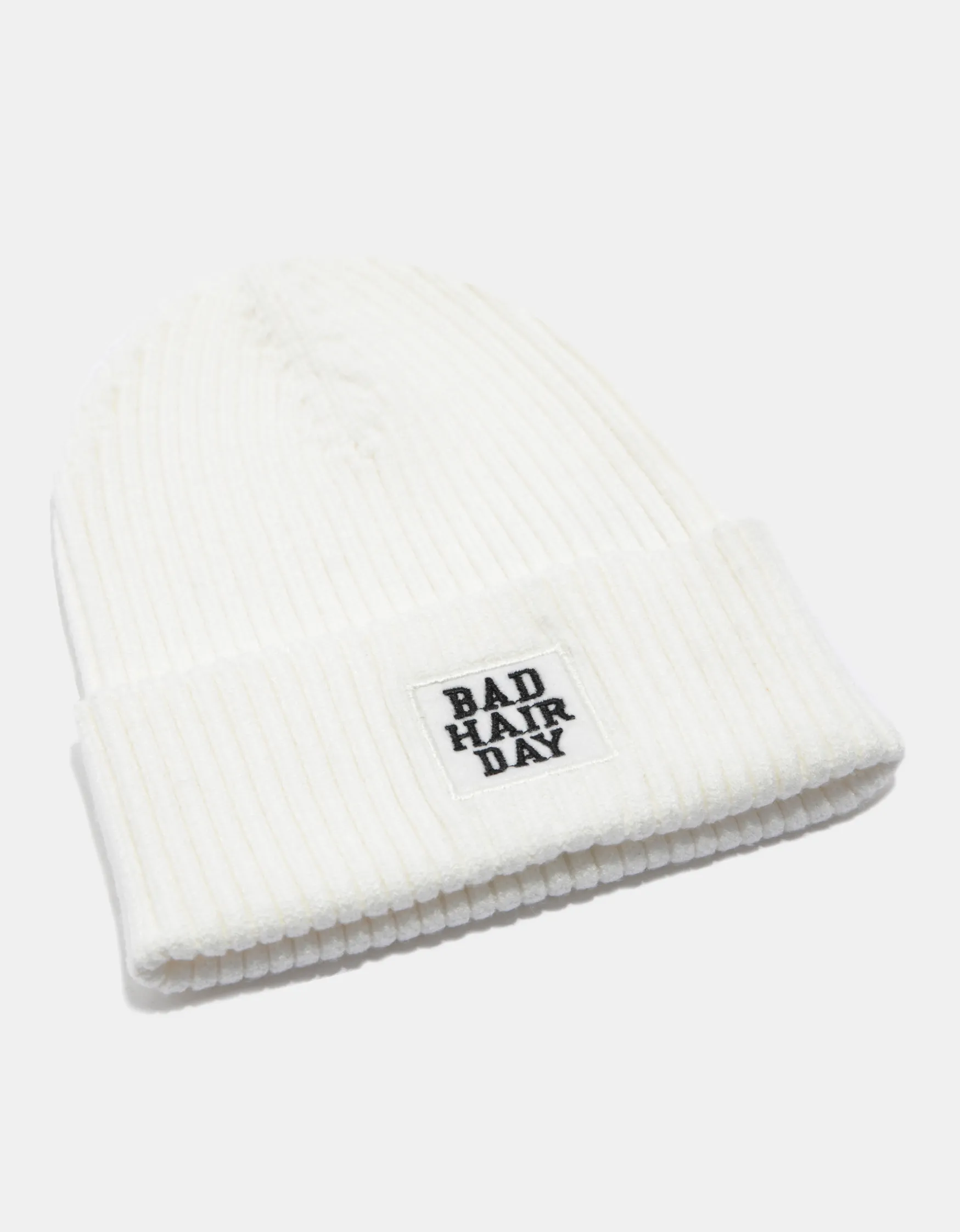 Tally Weijl Weisser bestickter Beanie^ Accessoires