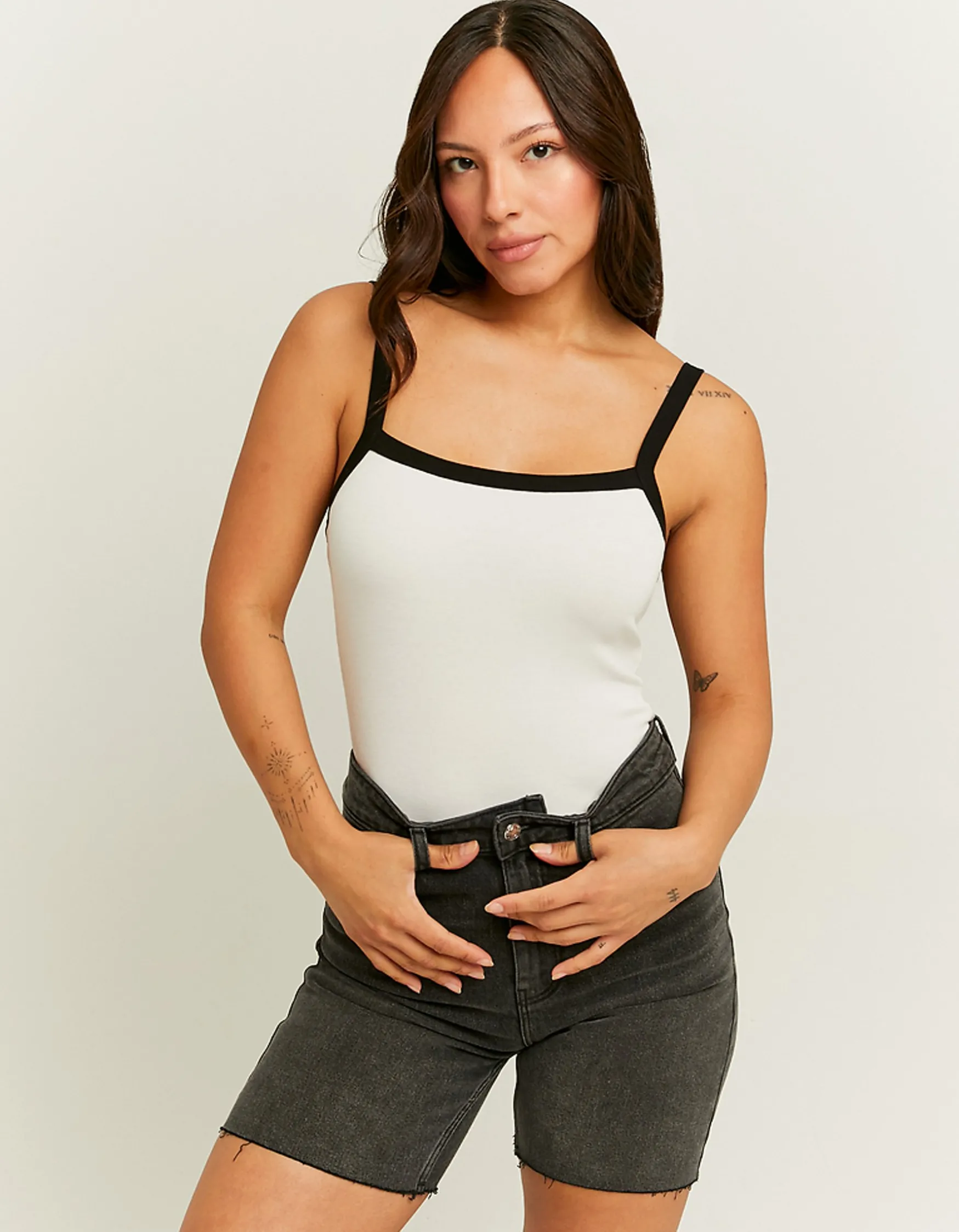 Tally Weijl Weisses Basic Tank Top^ Basic T-Shirts