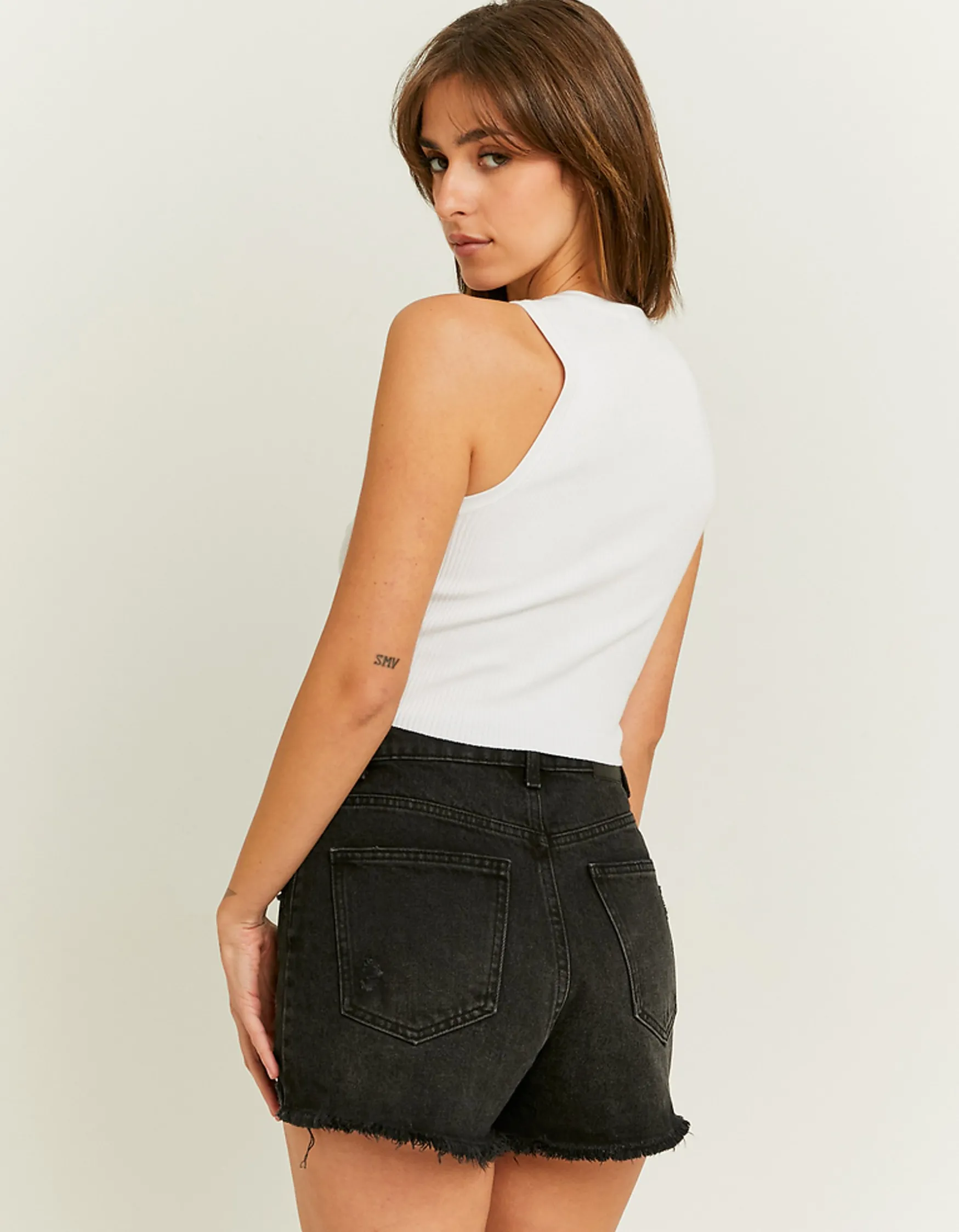 Tally Weijl Weisses Crop Top aus Strick^ Strick | Tops