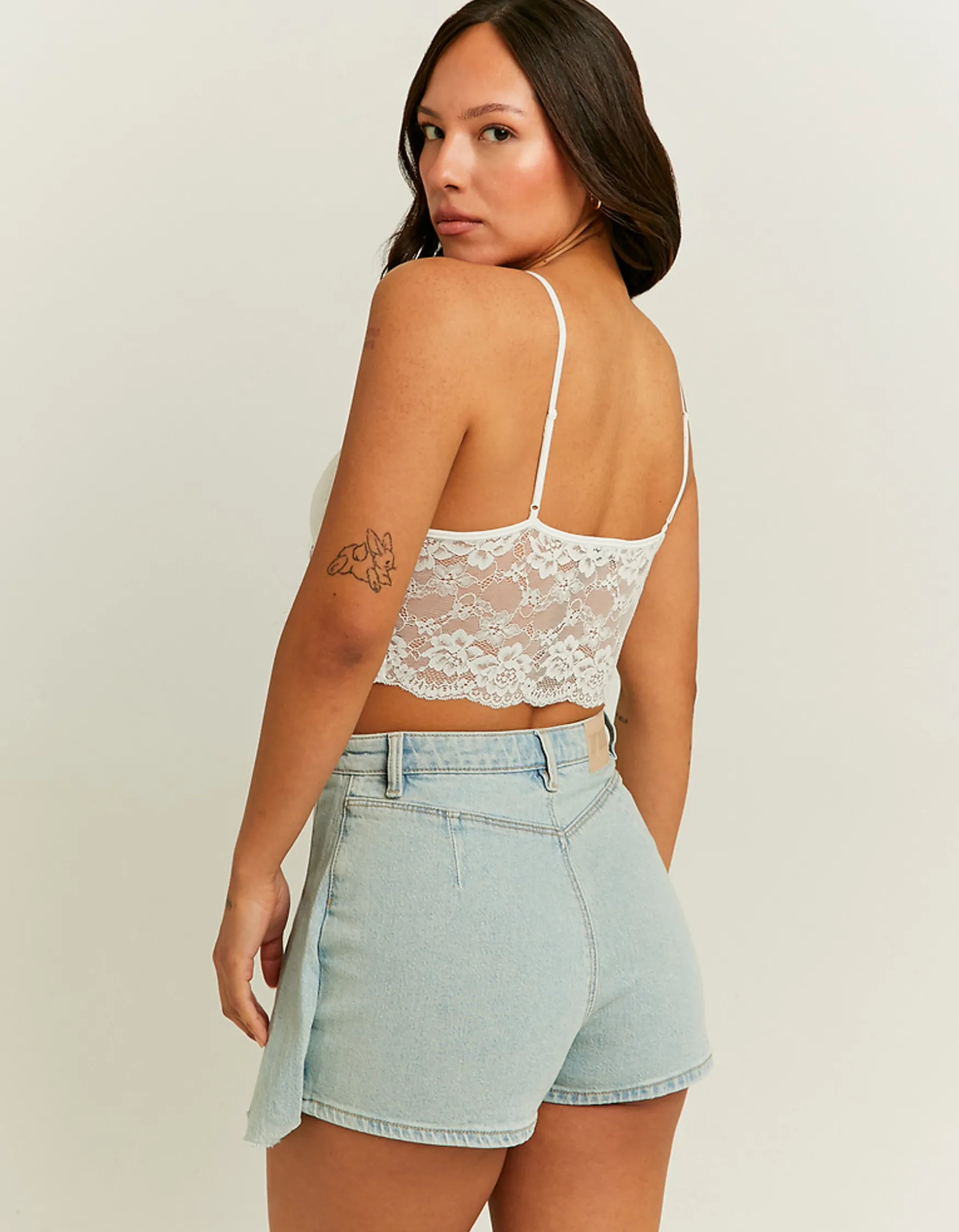 Tally Weijl Weisses Lace Bralet^ Tops