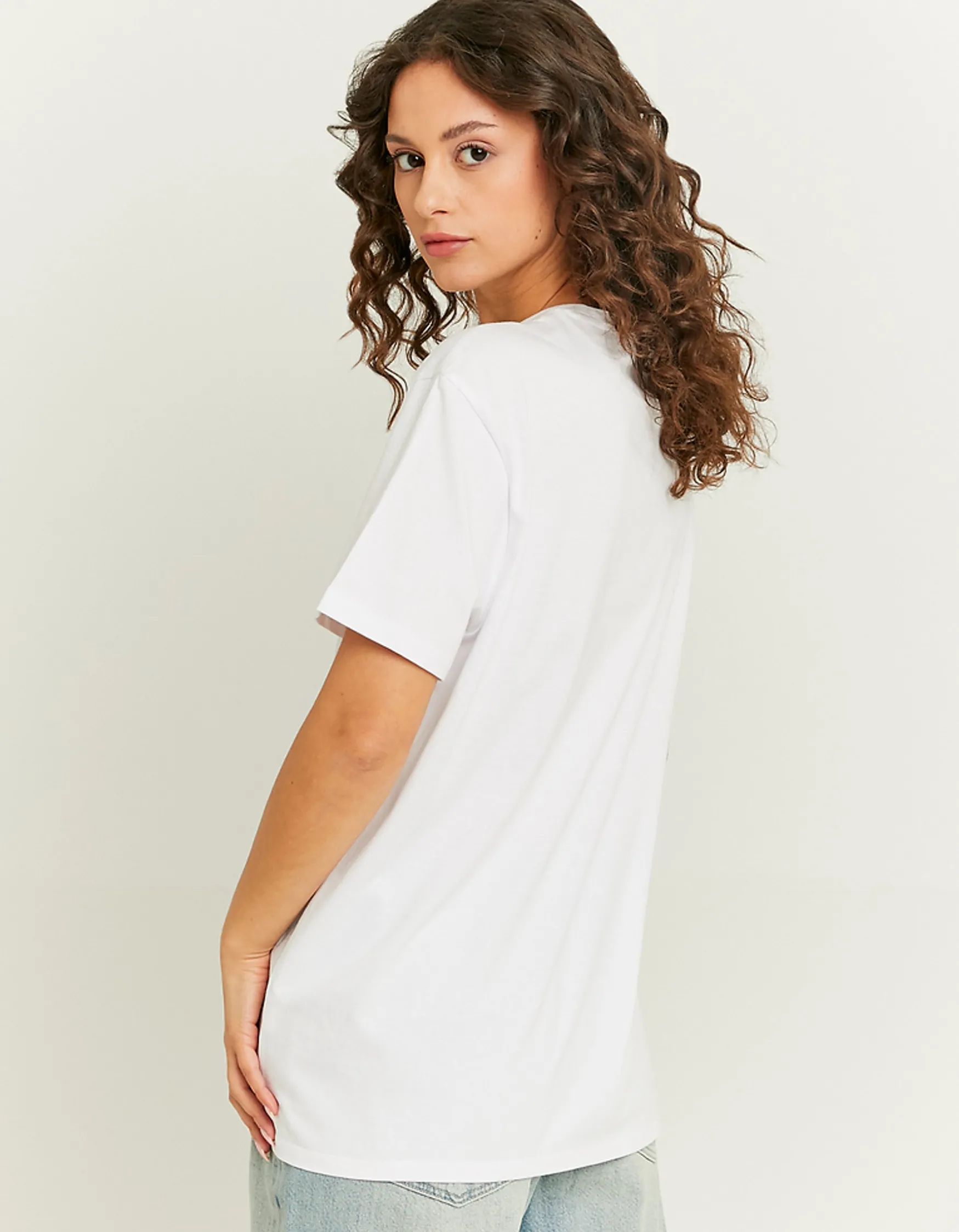 Tally Weijl Weisses Oversized Basic T-Shirt^ Basic T-Shirts