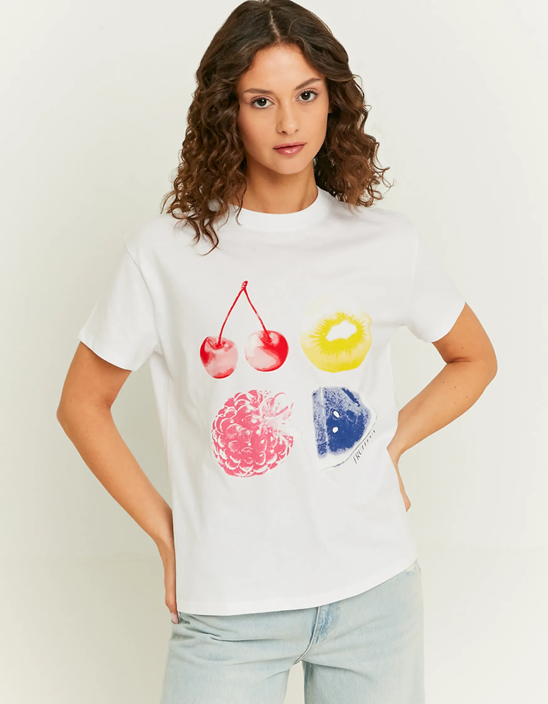 Tally Weijl Weisses Oversized Print T-Shirt^ T-Shirts Mit Print