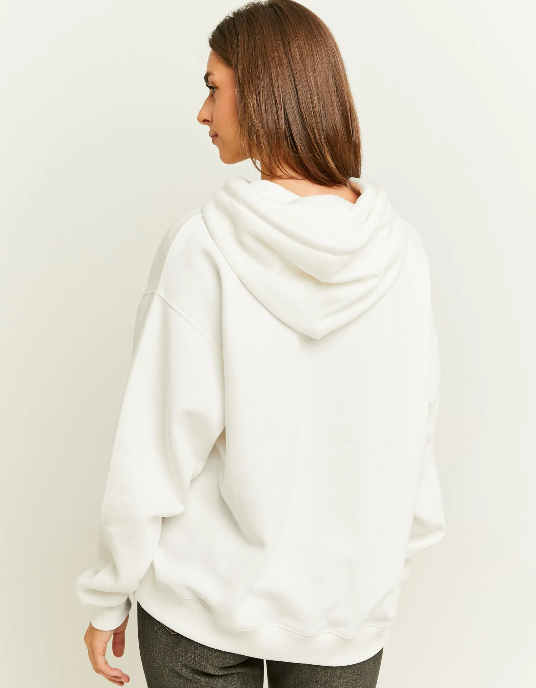 Tally Weijl Weisses Oversized Sweatshirt mit Print^ Sweatshirts & Hoodies