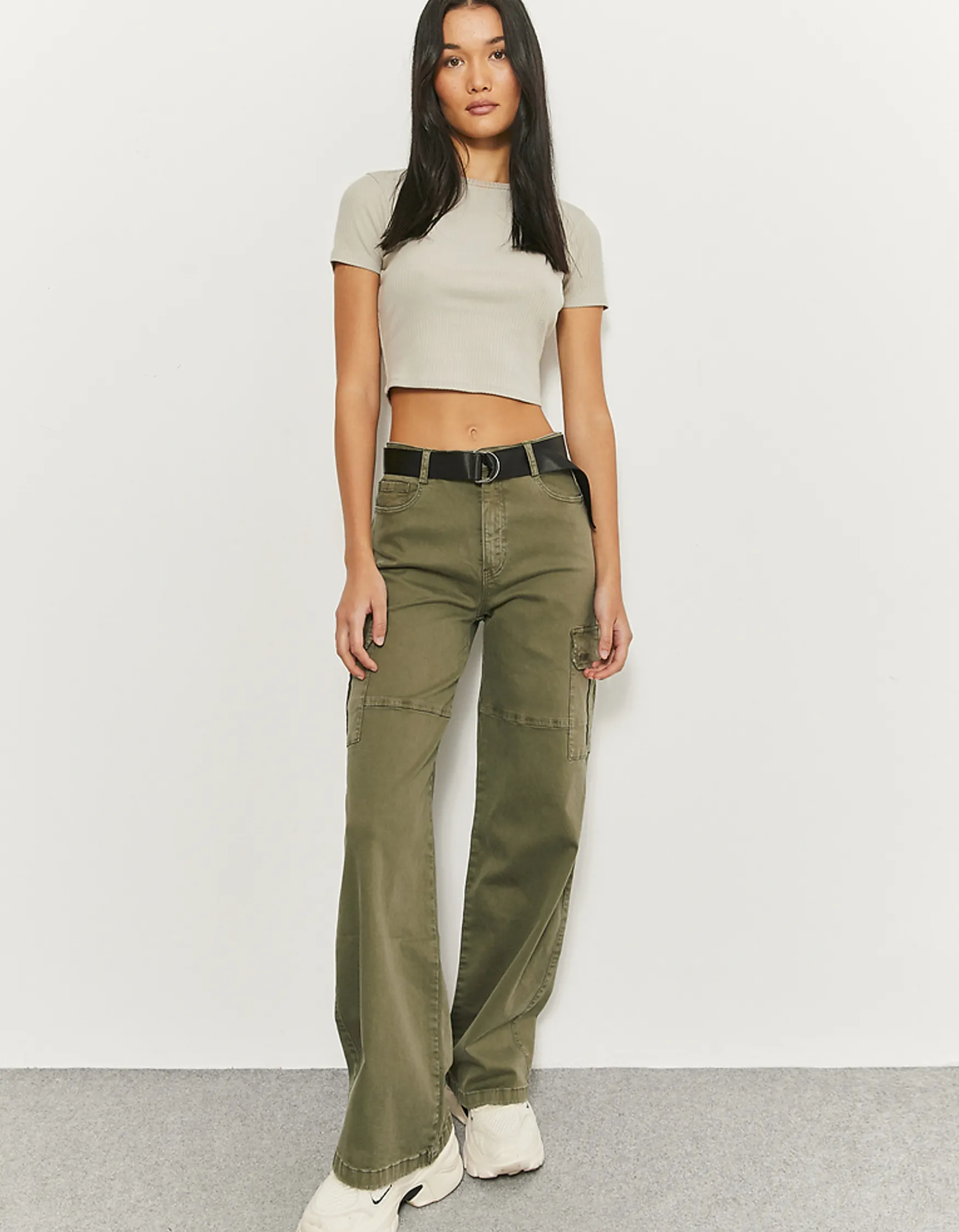 Tally Weijl Wide Leg Cargo Trousers mit Gürtel^ Cargo & Parachute